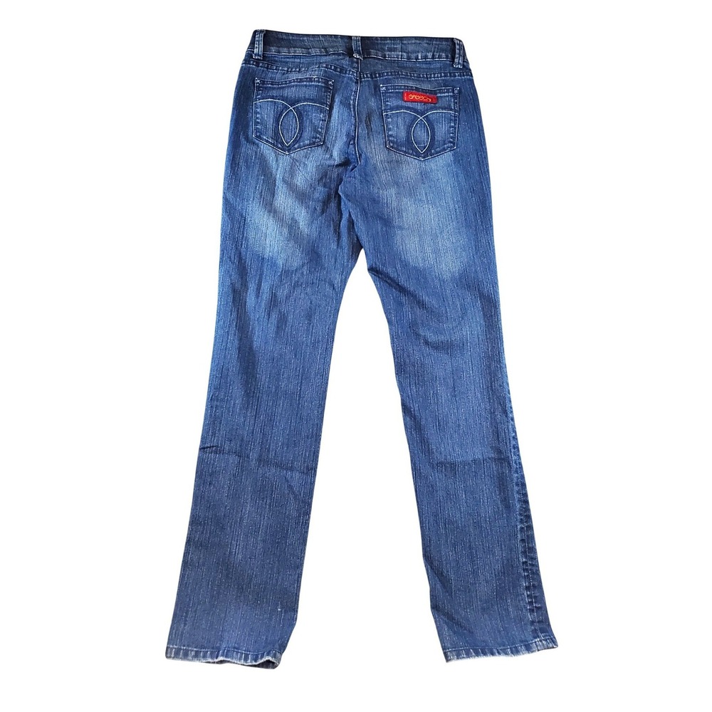 Sasson Y2K ooh la la Straight Leg Hustle Jeans Temptation Wash Size 10